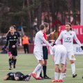 FOTOD: Valitsev meister oli karikas väljakukkumise äärel, Narva United üllatas Kuressaaret