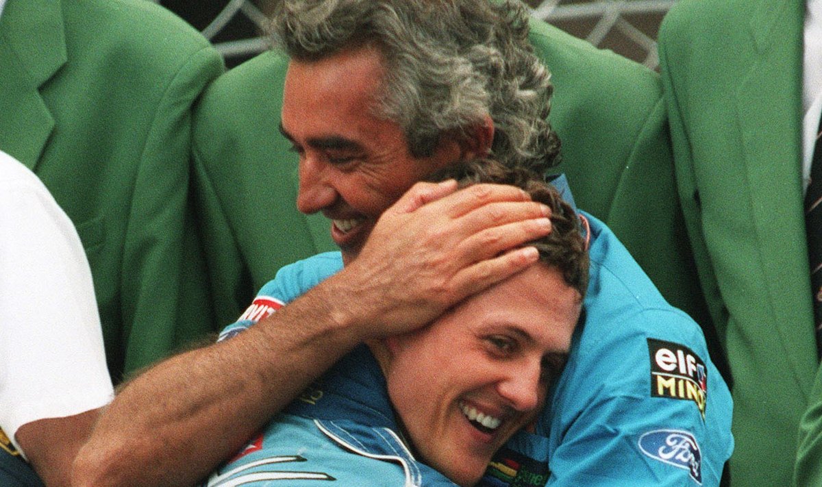 Michael Schumacher ja Flavio Briatore 1994. aastal