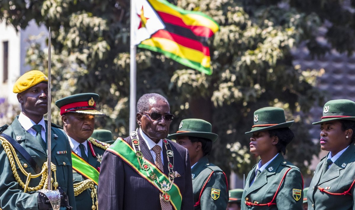 Zimbabwe president Robert Mugabe