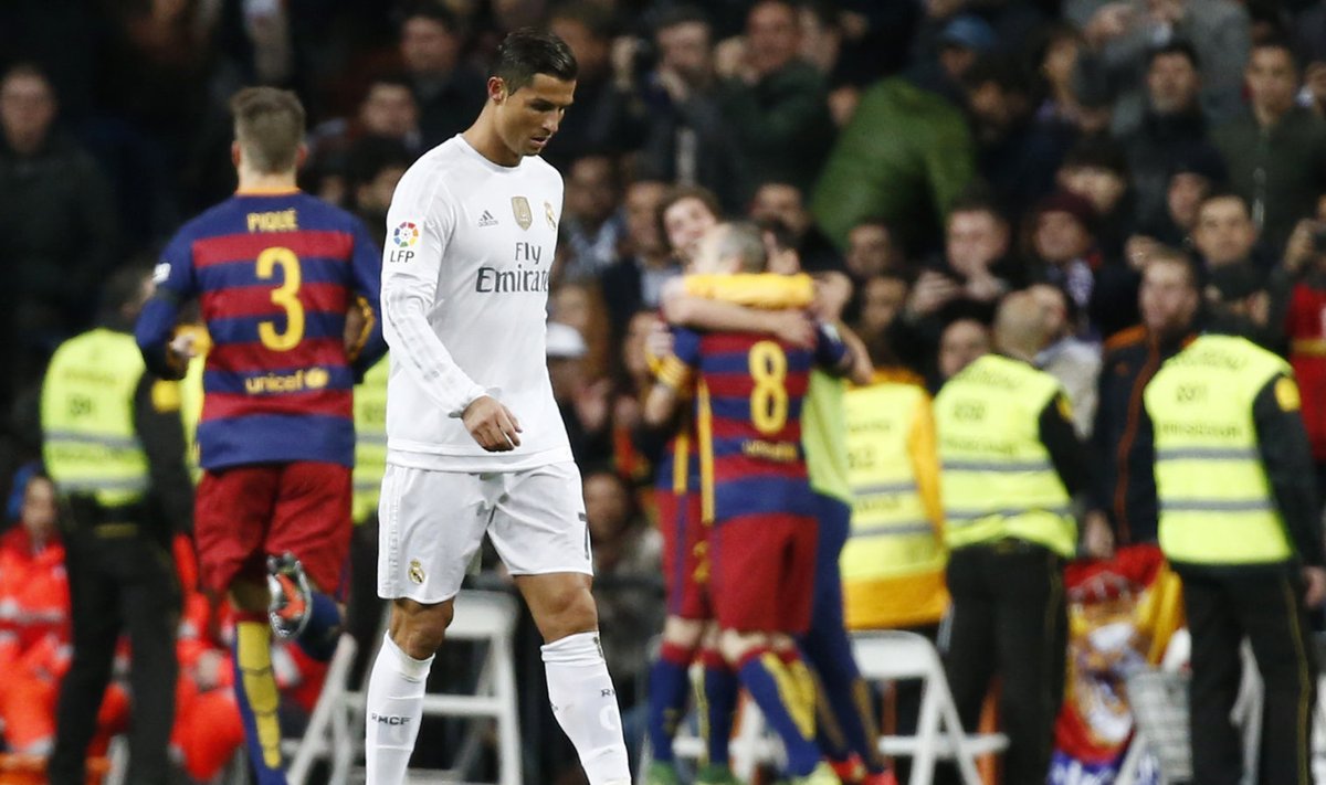 Cristiano Ronaldo ja Real Madrid pidid väljakult noruspäi lahkuma