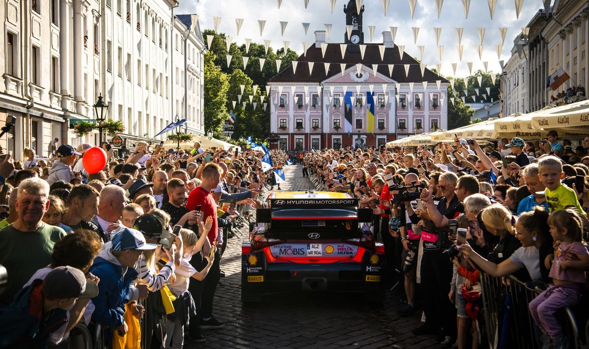 Rally Estonia suurejooneline avatseremoonia 2022. aastal.