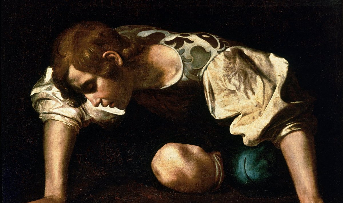 MÜÜT NARCISSUSEST: Noormees, kes armus iseenda peegelpilti nii sügavalt, et uppus. Kõigile tuntud lill on saanud nime tema järgi. Itaalia barokkkunstniku Caravaggio maal. 