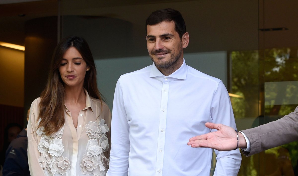 Iker Casillas koos abikaasa Sara Carboneroga