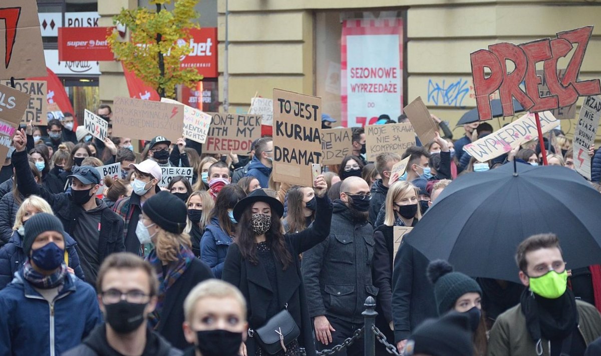 Abordiseaduse vastane protest Poolas