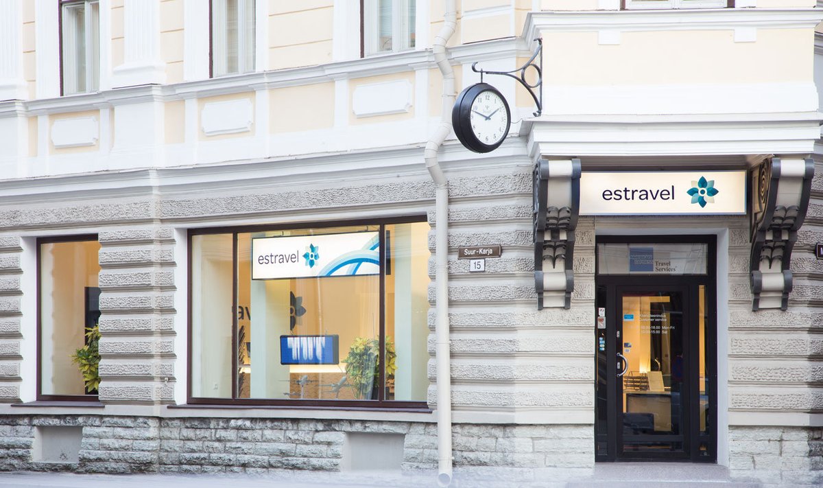 Estraveli büroo Suur-Karja tänaval Tallinnas.