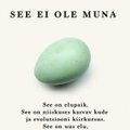 Яйцо - это не яйцо, а асфальт - это не просто асфальт: что это за странные плакаты, развешанные по всей Эстонии? 