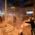 Kreekas puhkesid ränga rongiõnnetuse järel vihased meeleavaldused 
