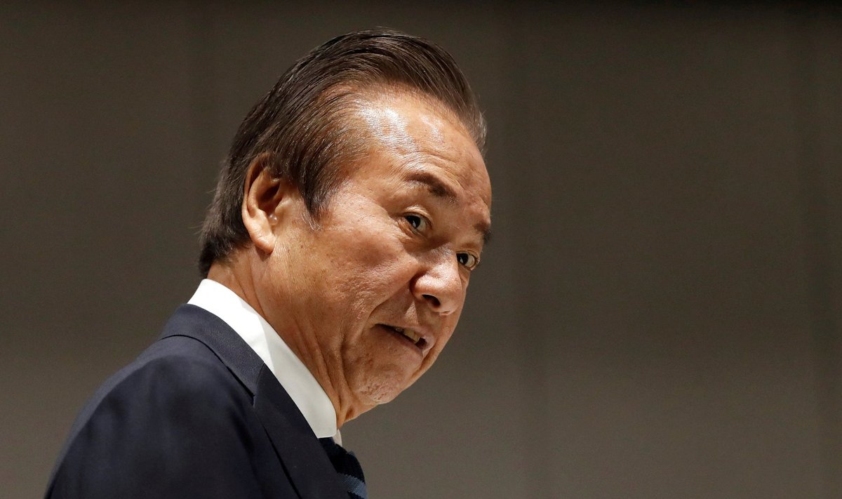 Kohtu all olev endine Tokyo olümpia korralduskomitee kõrge ametnik Haruyuki Takahashi.