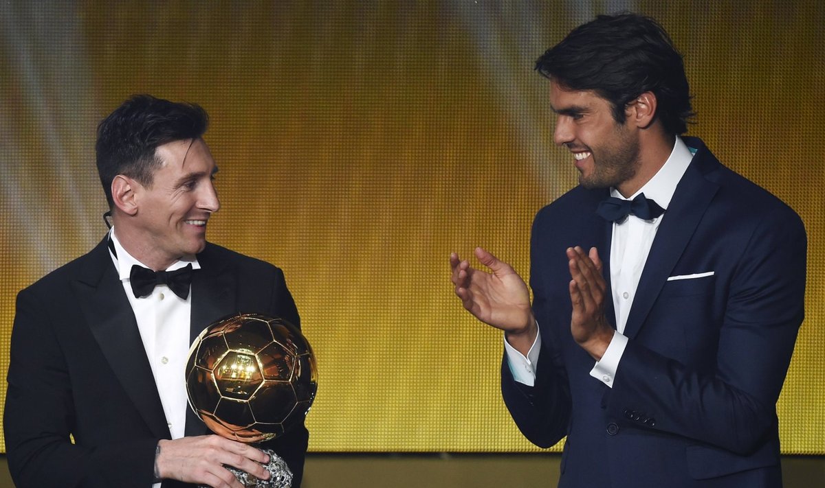 Lionel Messi saab Kakalt auhinna