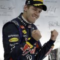 KUULA: Vettel tähistas võitu Räikköneni legendaarse lausega