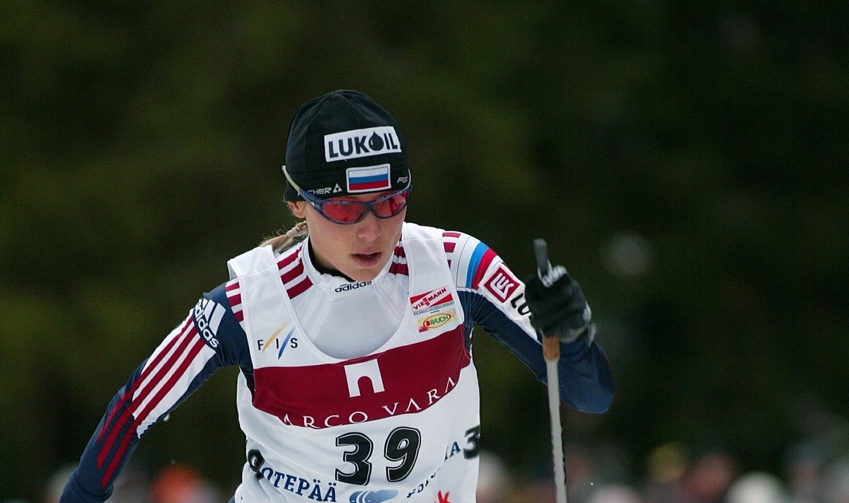 Julia Tšepalova Otepää MK-etapil.