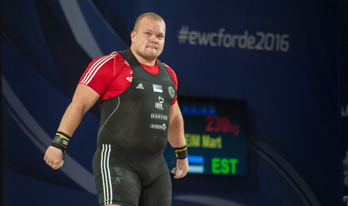Eesti rekordimees Mart Seim peab Rio de Janeiros saama algraskusena üles vähemalt 430 kilo. See on kuus kilo rohkem kui EM-il, kus ta püstitas hooaja tippmargi.