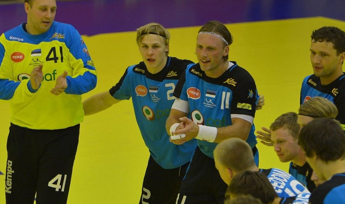 Martin Johannson (number 11) arvates peaks Eesti Belgiast igas mänguelemendis parem olema. Foto: Andres Putting