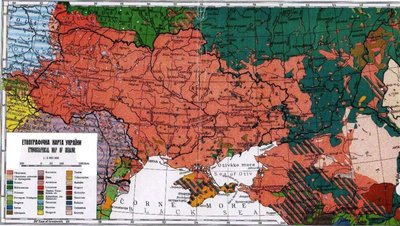 Ukraina etnograafiline kaart u 1945.
