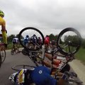 VIDEO: Ai, kui valus kukkumine Tartu rattarallil!