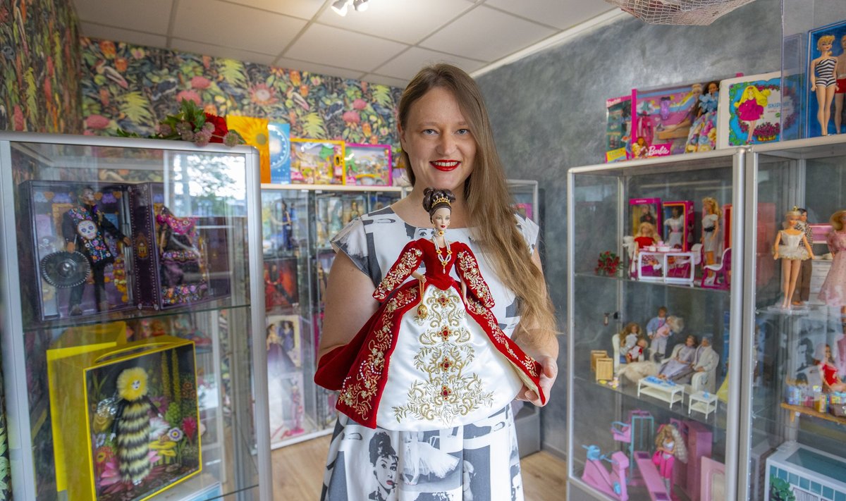 POLE ODAV: 1500 Barbie omanik Maivi Kärginen-Kivi sõnab, et erikollektsiooni nukkude hind võib küündida ka 1000 euroni. 