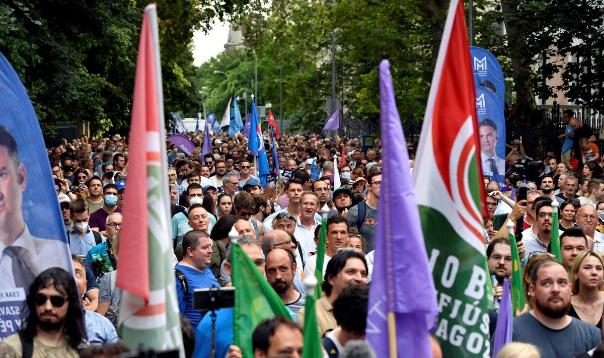 Juba mullu suvel protestiti Ungaris Pegasuse nuhkvara kasutamise vastu