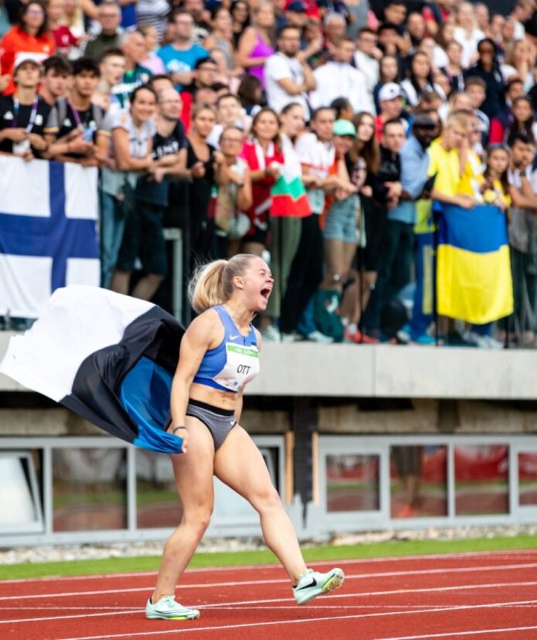 Miia Ott võitis noorte olümpiafestivalil kuld- ja pronksmedali.