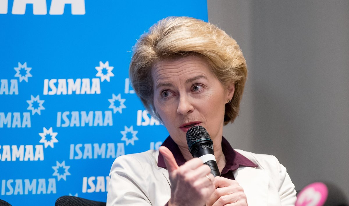 Ursula von der Leyen Saksamaa kaitseministrina Eestis