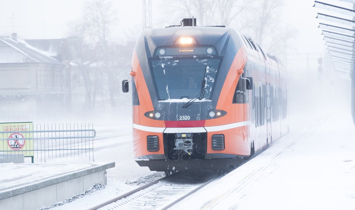 Eestimaa talve kohta mõõdukalt külm ilm on rikkeid põhjustanud mitmel rongil.