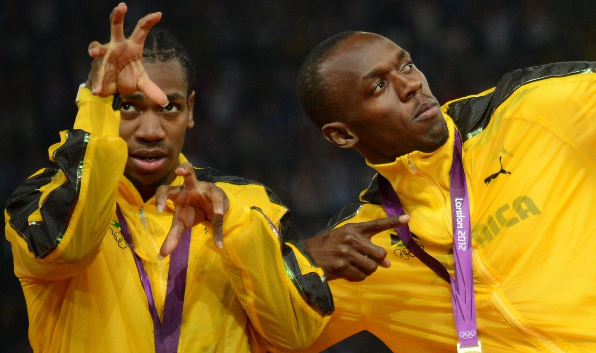 Yohan Blake ja Usain Bolt 