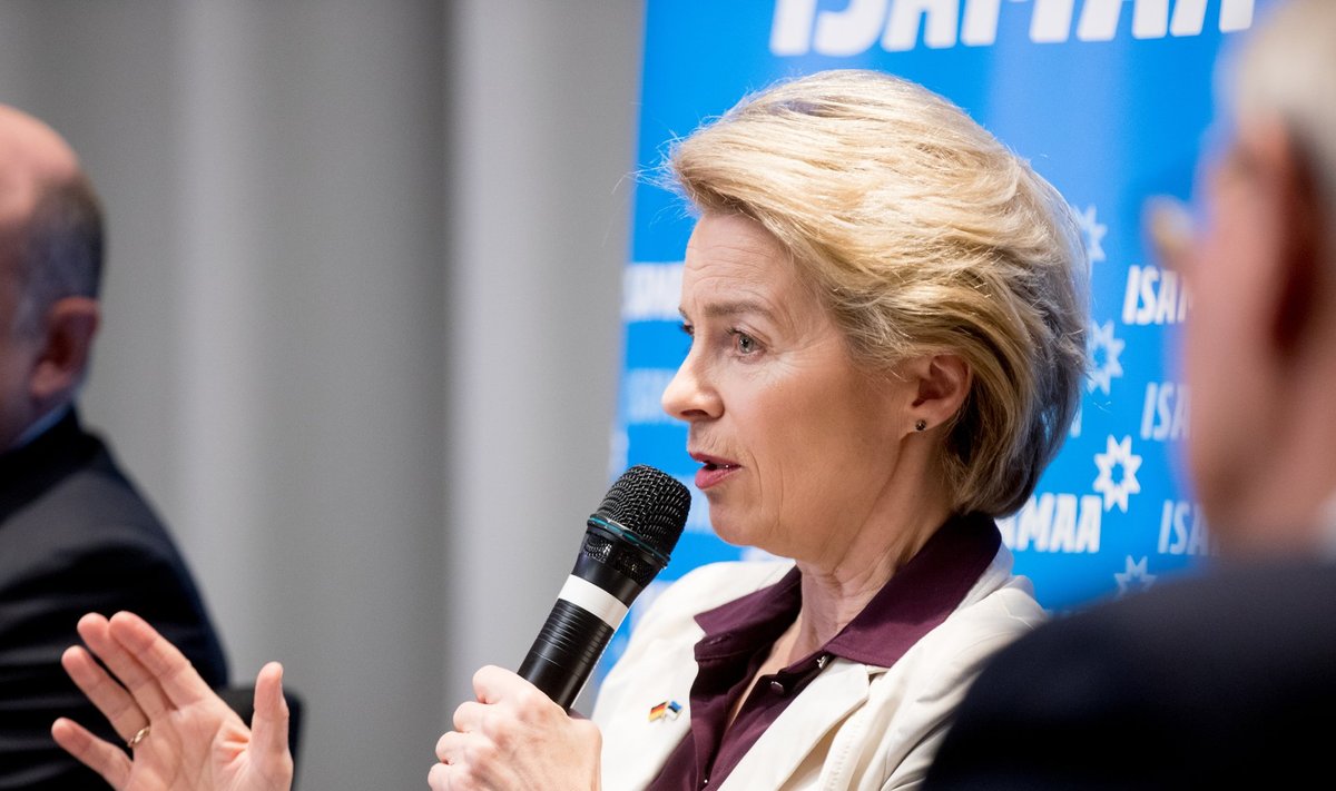 Saksamaa kaitseminister Ursula von der Leyen Eestis