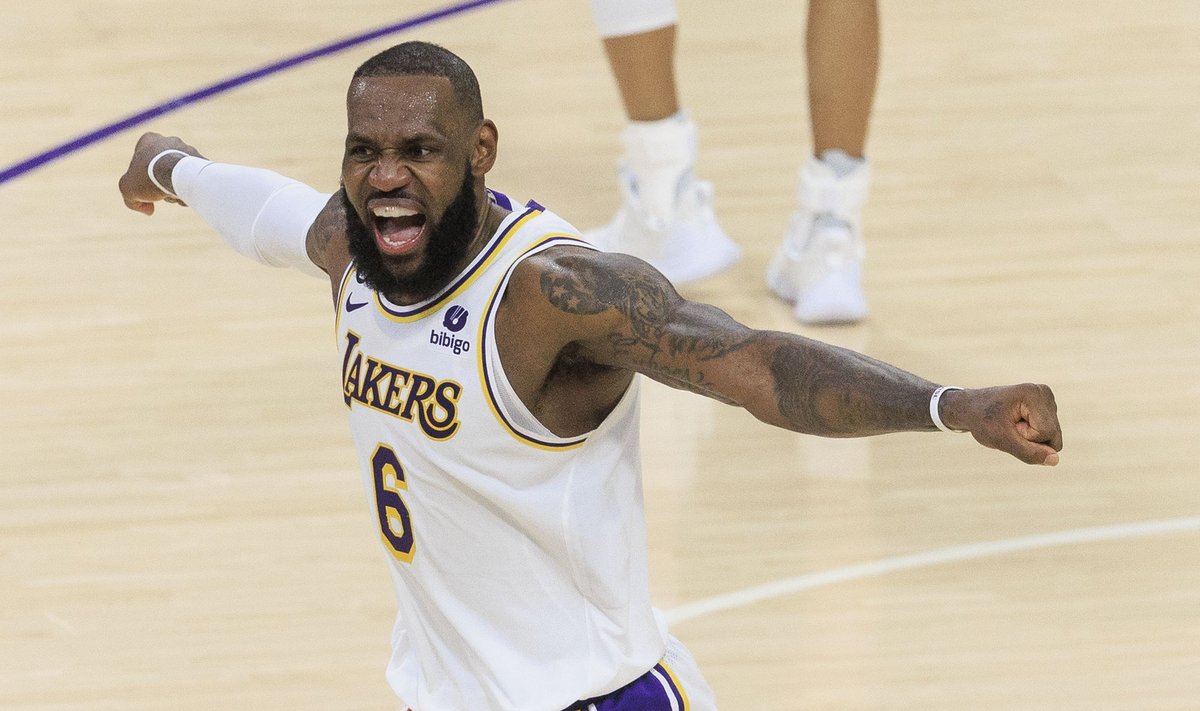 Los Angeles Lakers lükkas korvpalliliiga NBA tiitlikaitsja konkurentsist.