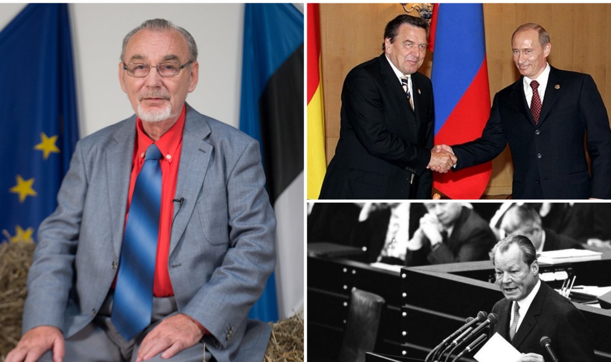 Toomas Alatalu / Gerhard Schröder ja Vladimir Putin / Willy Brandt