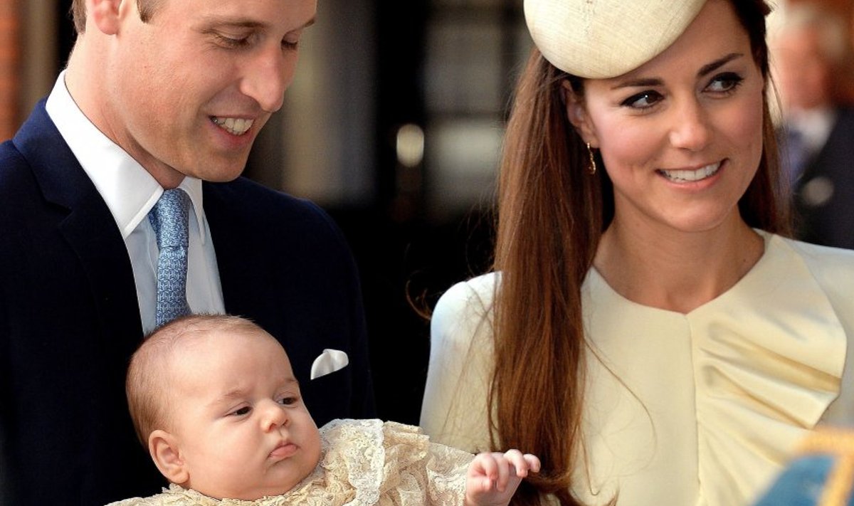 Suurbritannia prints George vanematega