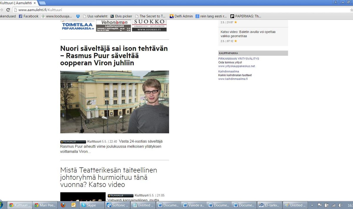 Järgmistel päevadel on Tallinn Aamulehti üks põhi-teemasid.