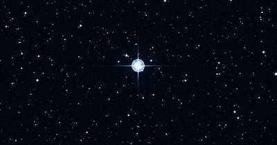Lausa universumist vanem tunduv HD 140283 (Foto: Digitized Sky Survey (DSS), STScI / AURA, Palomar / Caltech ja UKSTU / AAO)