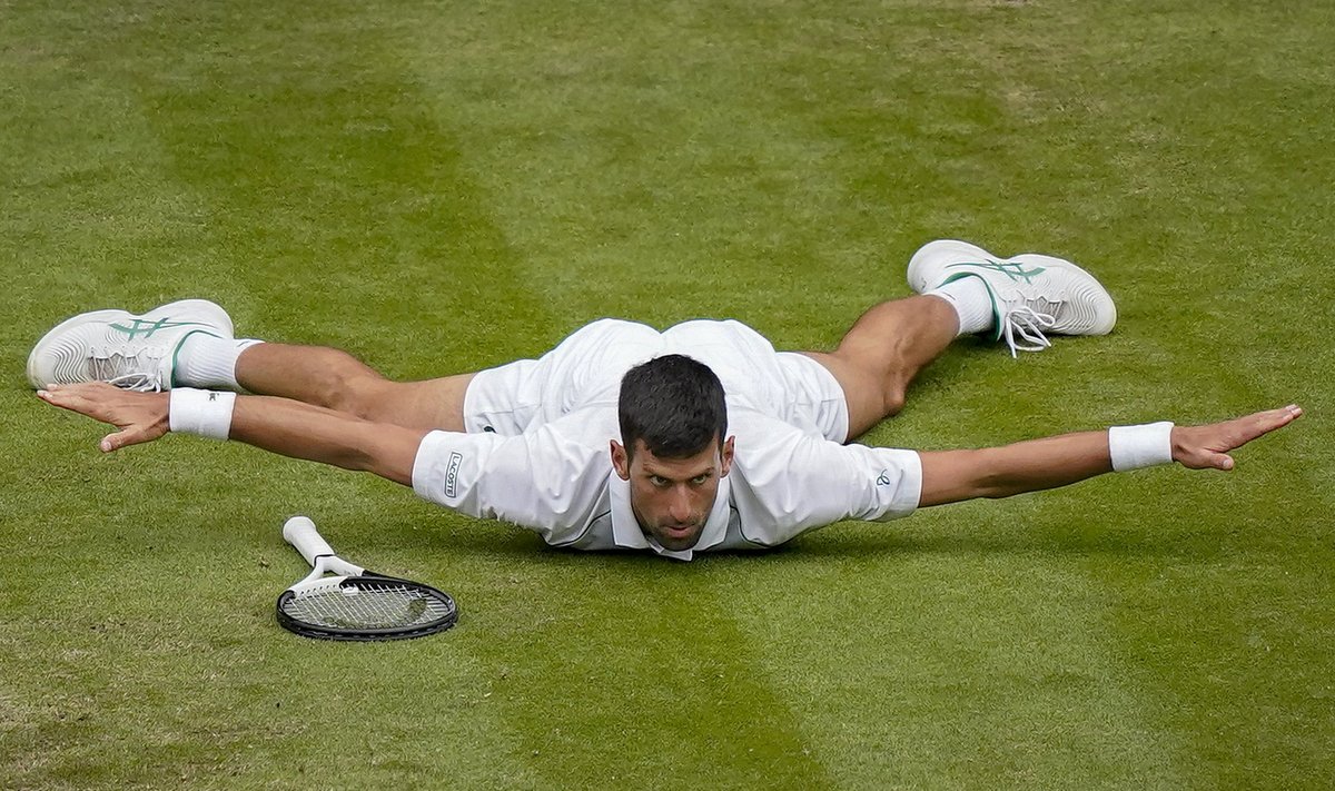 Novak Djokovic mängis Jannik Sinneriga ka eelmise aasta Wimbledonil