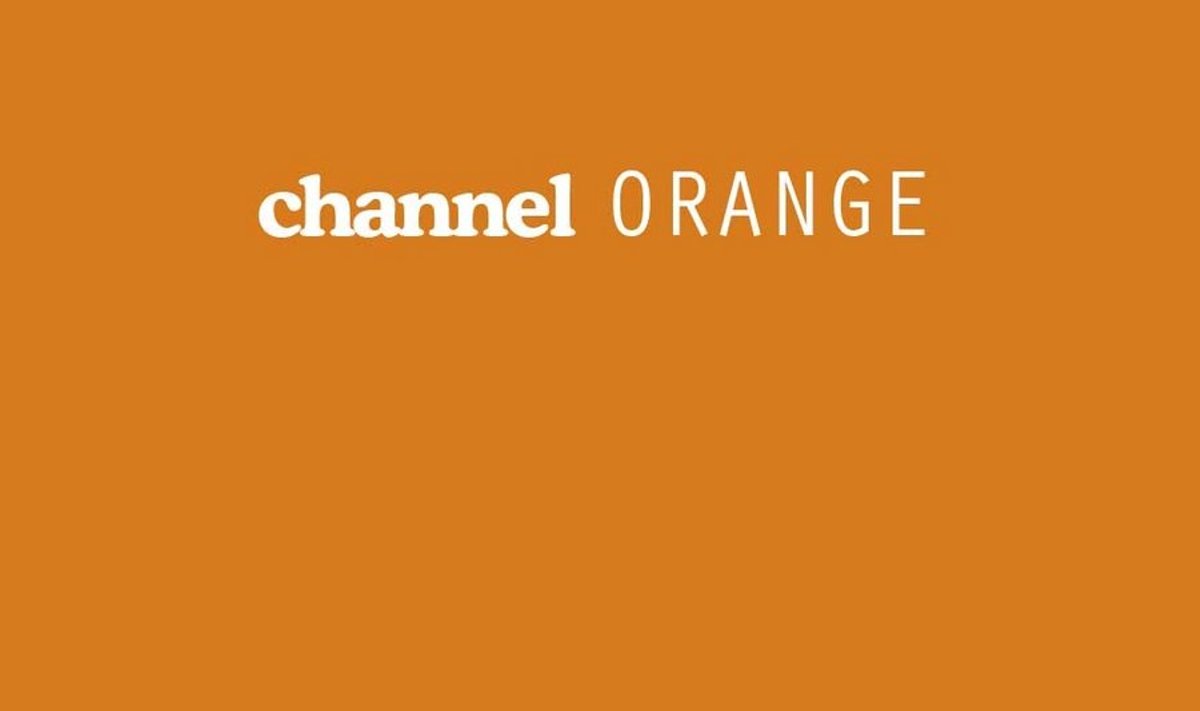 Frank Ocean “channel ORANGE”