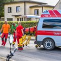FOTOD | Viljandis toimus liiklusõnnetus, mopeedijuht viidi haiglasse