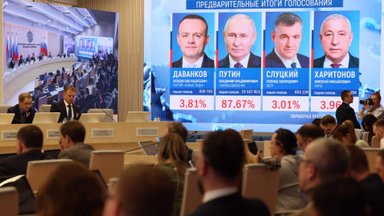 Venemaa keskvalimiskomisjon: kui loetud on ligi veerand hääli, on Putini toetus 88% 