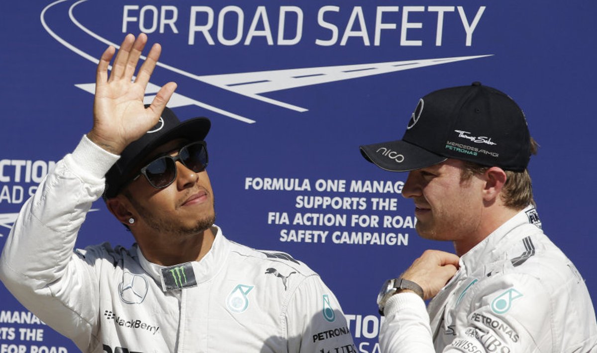 Hamilton ja Rosberg