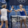 DELFI FOTOD TOKYOST | Kontaveit suutis treeningul Šveitsi tennisetähel korraks tuju ära võtta