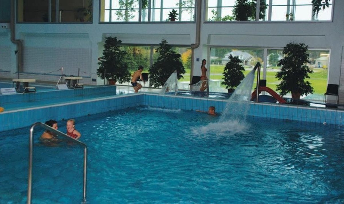 Ujuda saab Tabasalu Spordikompleksis 25-meetrises basseinis ning seda neljal rajal. Foto: Allar Viivik