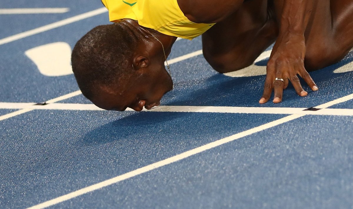 Usain Bolt annab tartaanile suud. Keda hakkab kergejõustik tulevikus sama palavalt vastu armastama?
