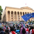 VIDEO | Gruusias avaldati välisagentide seaduse vastu meelt öö läbi
