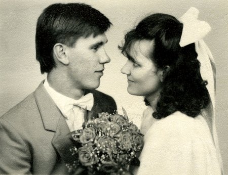 30 AASTAT TAGASI: Juhan ja Regina oma pulmapäeval 1987.