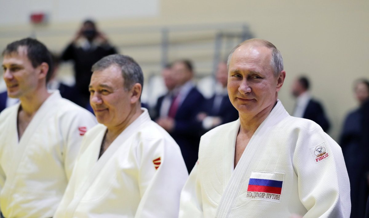 VANAD SÕBRAD: Arkadi Rotenberg (vasakul) ja Vladimir Putin on sõbrad lapsepõlvest. Mõlemad on suured judo-harrastajad.