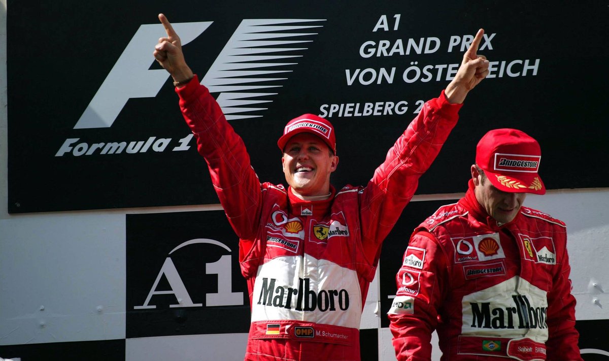 Michael Schumacher on karjääri parimatel aastatel maailma kiireim mees.