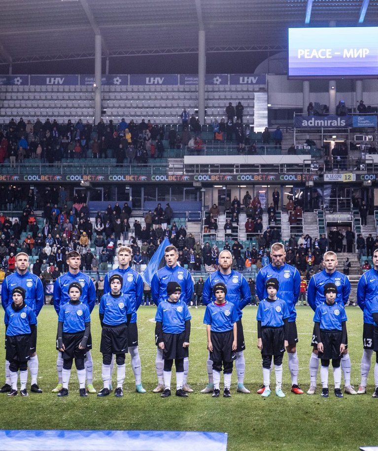Eesti jalgpallikoondis mängis EM-valikmängus Austriaga.
