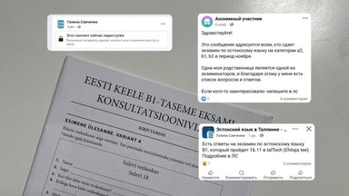 В соцсетях продают ответы на экзамены по эстонскому языку. Вот как работает эта мошенническая схема