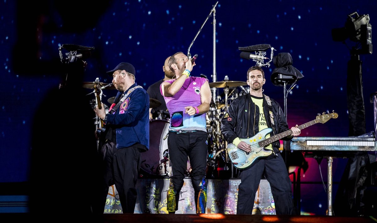 Coldplay esinemine Kopenhaagenis