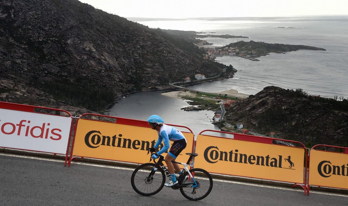 Mihkel Räim teisipäeval Vuelta 13. etapil.