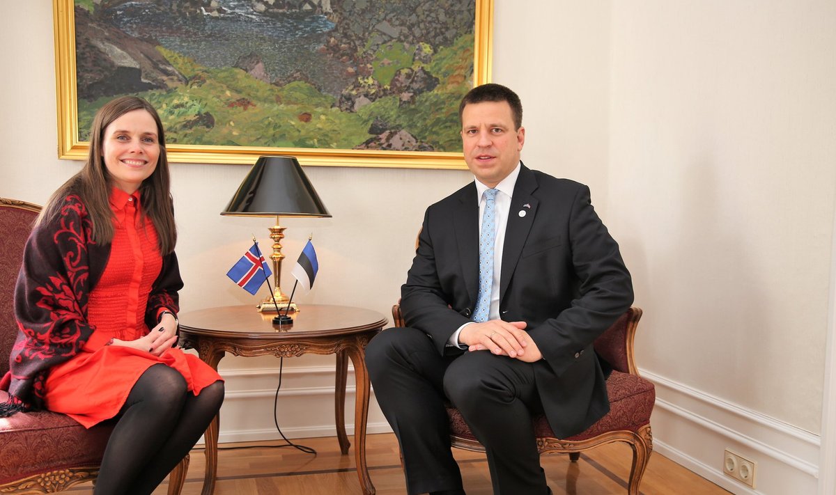 Peaminister Jüri Ratase kohtumine Islandi peaministri Katrín Jakobsdóttiriga