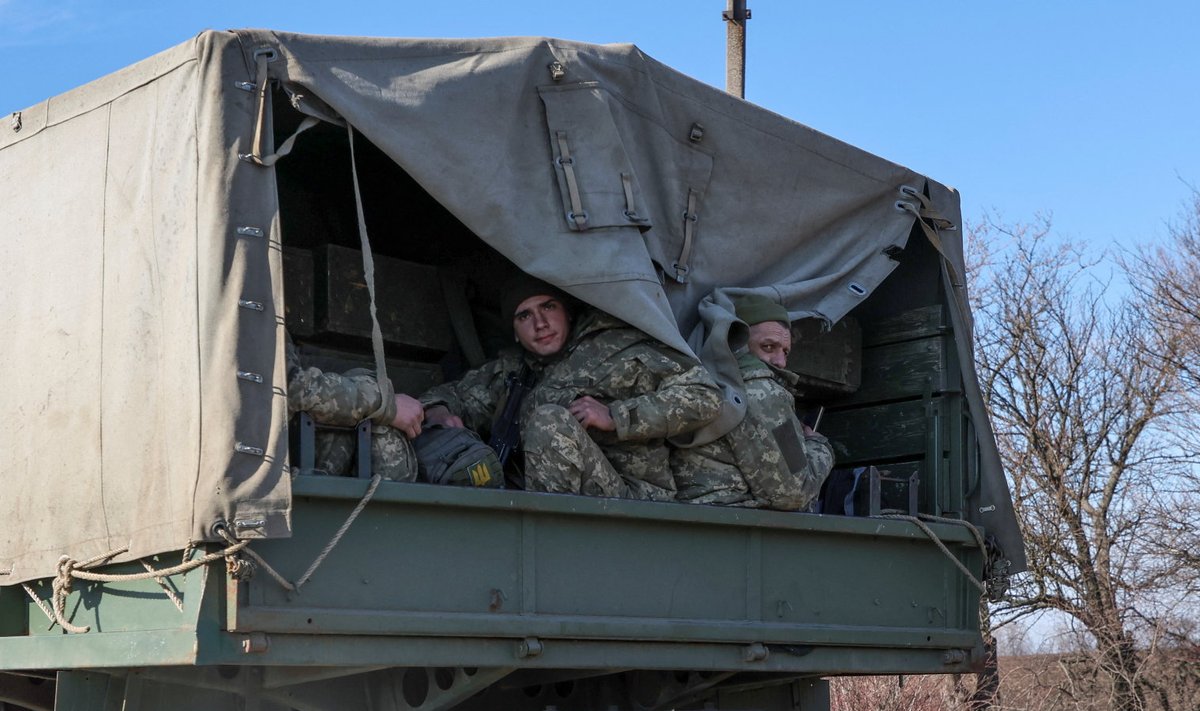 Ukraina sõdurid Harkivi lähedal