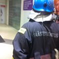 ФОТО: Около полуночи спасатели получили сообщение о пожаре в торговом центре Кристийне